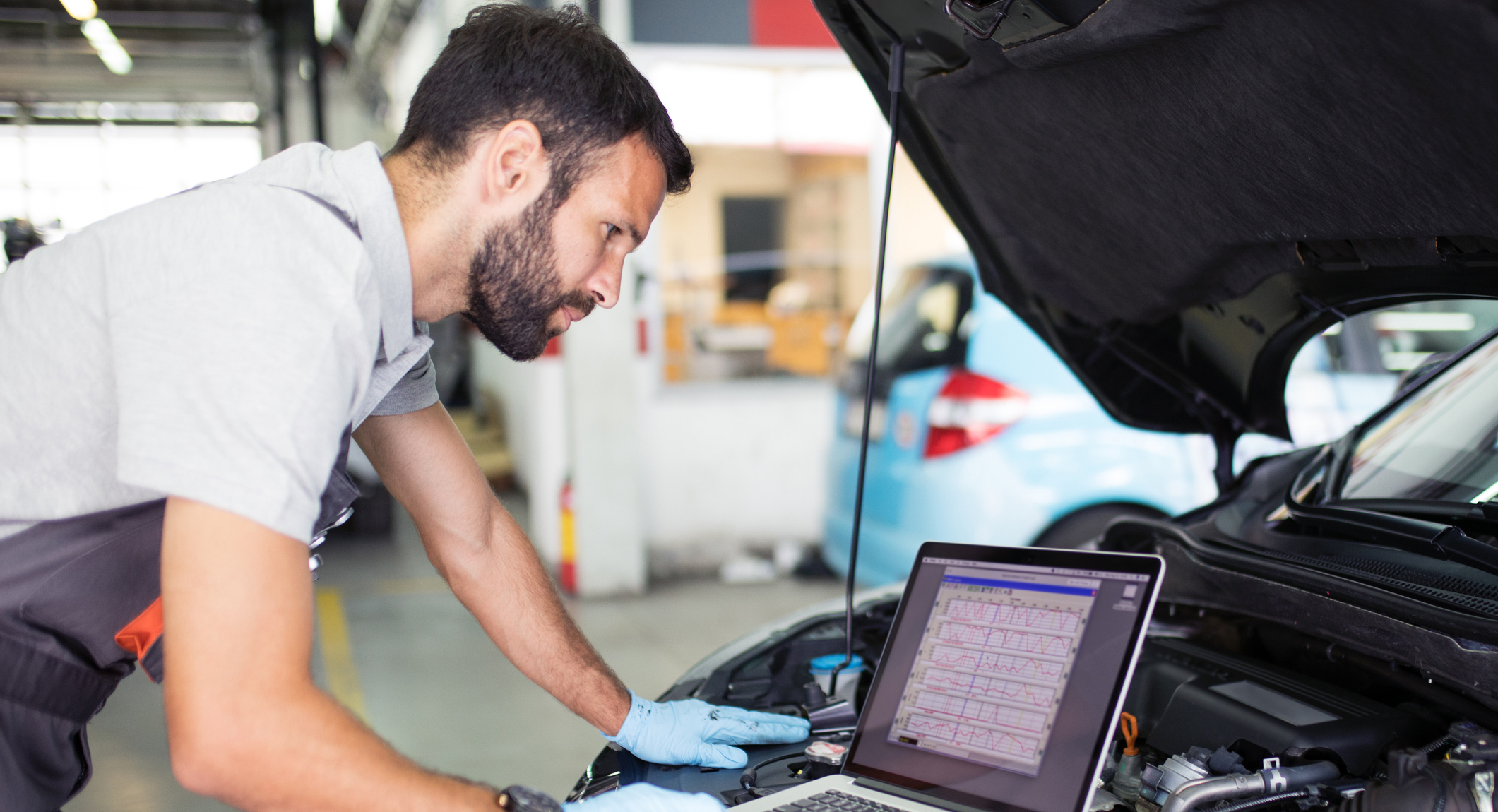 At car service